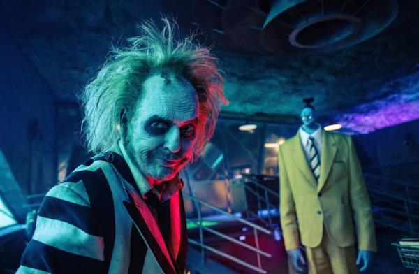 Michael Keaton in Beetlejuice Beetlejuice